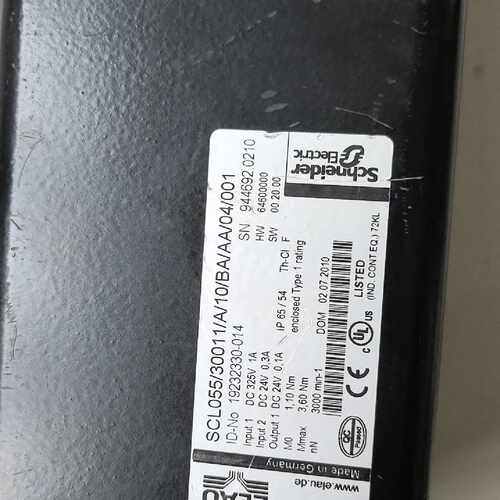 【请询价】ELAU电机，SCL055/30011/A/10/A/AA