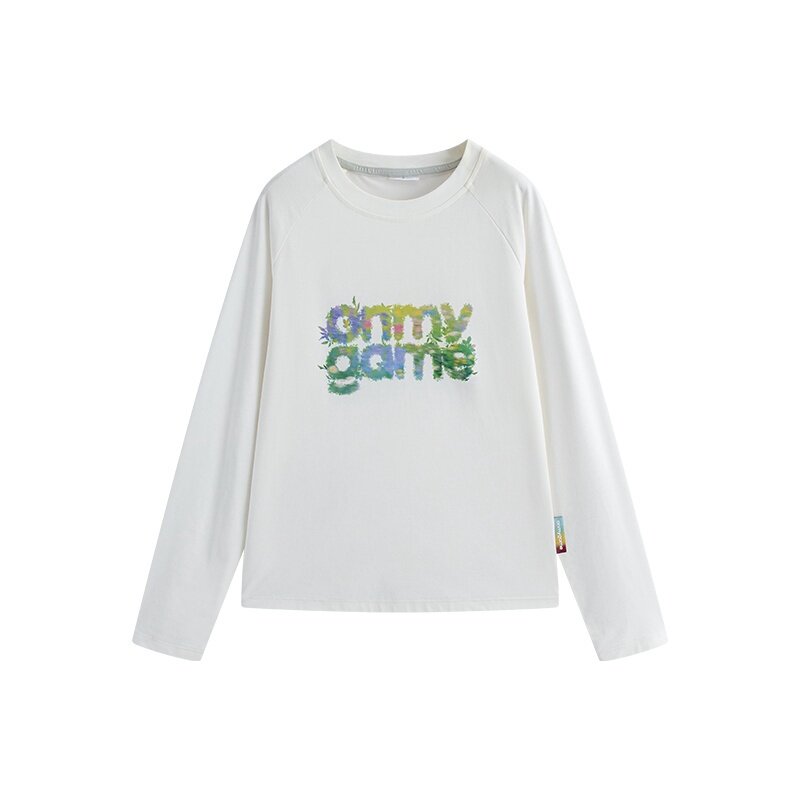 onmygame儿童长袖t恤趣味印花