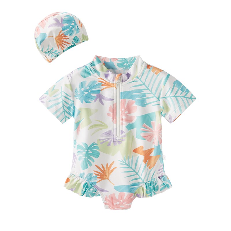 女童连体泳衣夏装宝宝夏季游泳服2026儿童抗菌衣服婴幼童短袖泳装