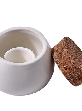 美甲洗笔杯八角水晶杯