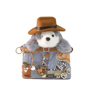 BELE卡通潮玩牛仔包包可爱女生相机包单肩斜挎包新年生日礼物学生