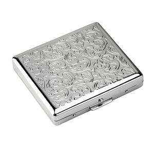 日本RYO金属便携烟盒EX5mm超薄小巧专用手卷烟盒70mm20/24支装