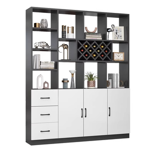 酒柜隔断柜2026新款展示柜装饰屏风入户门厅柜客厅玄关柜鞋柜一体