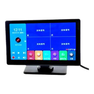 汽车载用触摸屏左右侧盲区监控行车记录多媒体显示屏前后倒车影像