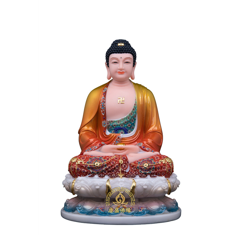 全堂佛萨娑婆三圣神像摆件