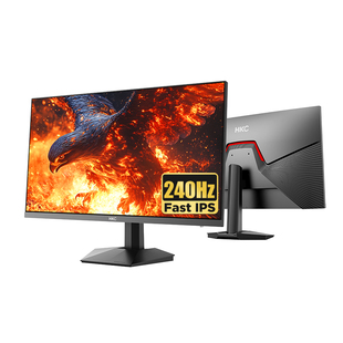 HKC显示器24英寸240HZ电竞游戏G24H3D电脑260HZ屏幕G24H3S经典版