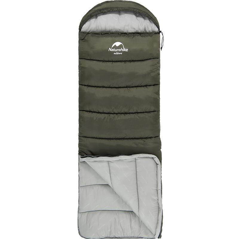 Naturehike加厚防寒保暖带帽睡袋