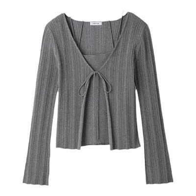 FRAYI.D背心开衫两件套