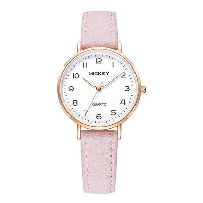 迪士尼米奇小清新女生表盘石英表