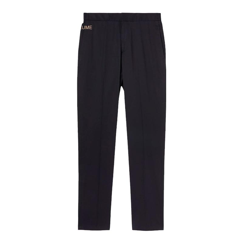 Loro Piana/诺悠翩雅男裤松紧腰头棉质斜纹休闲长裤