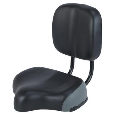 带靠背电动车加大坐垫护腰鹏吉达