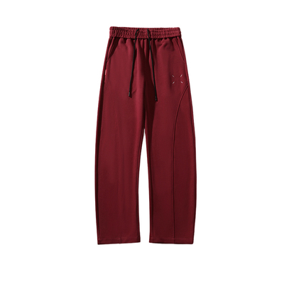 秋冬经典休闲新款宽松弯刀休闲裤