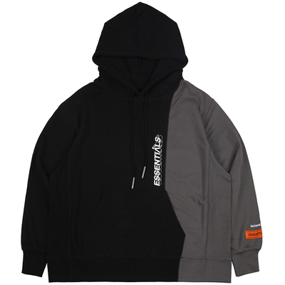 essentials美潮休闲宽松拼接帽衫