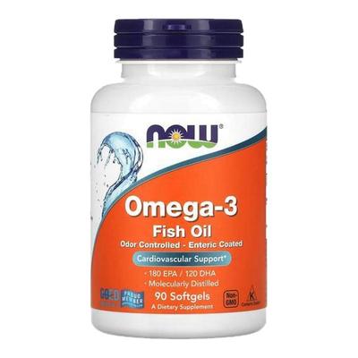 NOW诺奥omega-3鱼油高浓度大脑优护强韧血管心脏健康强韧骨骼眼部