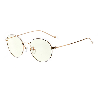 圆框复古风电脑无度数平光镜