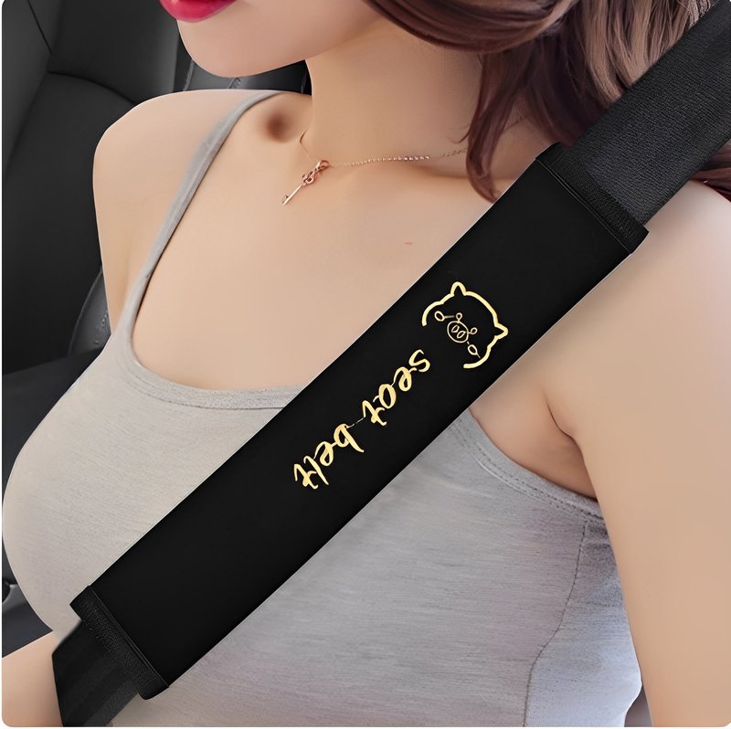 汽车安全带护肩保护套车载保险带防勒脖可爱高级防磨衣服一对情侣