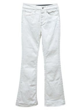 白牛马蹄裤ABLE，JEANS女阔脚裤