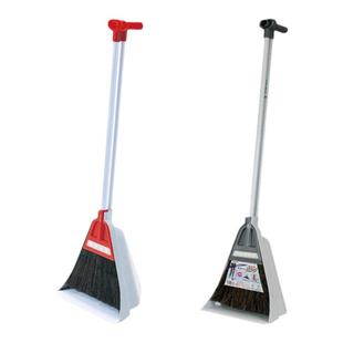 日本进口azuma天然棕毛扫把簸箕套装扫帚家用懒人扫地笤帚神器