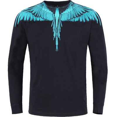 马塞洛印花长袖t恤