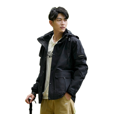 骆驼冲锋衣女三合一可拆卸