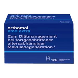 德国奥适宝叶黄素Orthomol AMD中老年眼睛视力模糊黄斑区120粒