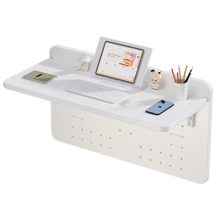 可折叠床上桌宿舍床头床边小桌子大尺寸悬空电脑桌大学生写字学习桌不占地方2025新款上铺出租屋简易小户型