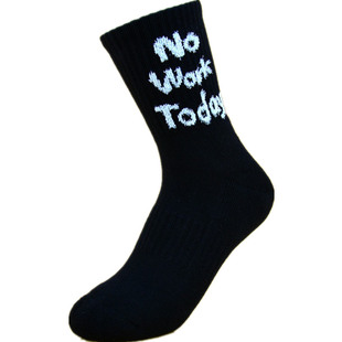 华丹奴*4双装女式冬季脚底加厚加绒半毛巾毛圈保暖防寒纯棉长袜子