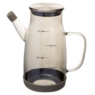 摩登主妇玻璃油壶厨房家用不挂油装油瓶大容量酱油醋调料瓶油罐壶