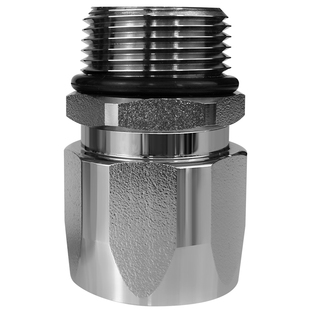 加油机胶管接头加油枪接头油管呆接活接6分1寸对接万向接旋转螺纹