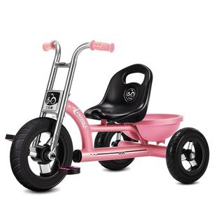 儿童三轮车双胞胎后座坐可带双人童车自行车脚踏车宝宝手推幼园