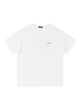 FORNINES花体印花纯棉T恤