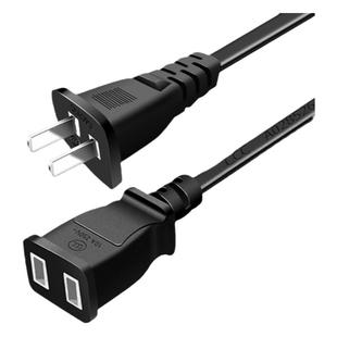 电动车充电延长线监控线插线板二脚插座二插口二角插头防水转接头