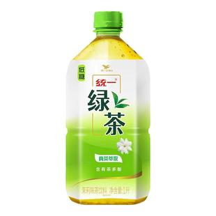 统一绿茶冰红茶1L大瓶装茉莉花低糖柠檬茶多酚饮品夏季原叶茶饮料