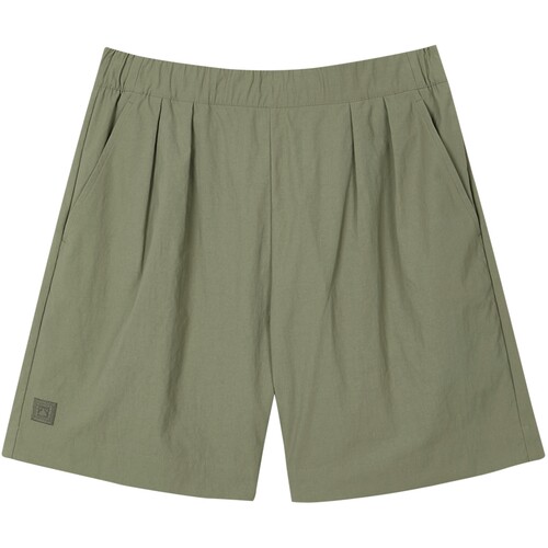 斯凯奇梭织短裤凉感直筒运动五分裤夏季新款女款户外休闲简约百搭