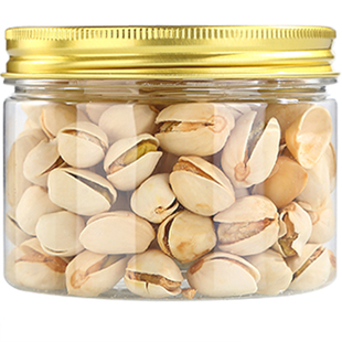 塑料罐密封包装食品级保鲜储物罐蜂蜜红糖干果透明瓶子85铝盖金色