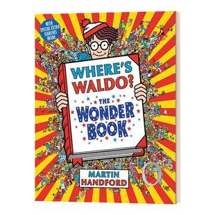 沃尔多在哪里 神奇的书 英文原版 Where's Waldo The Wonder Book 5-9岁儿童活动书 威力威利在哪里 wheres is wally 进口英语书籍