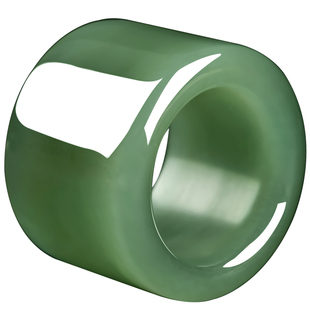 天然新疆和田玉青玉大拇指扳指男士玉石戒指戒圈文玩玉器宽指环女