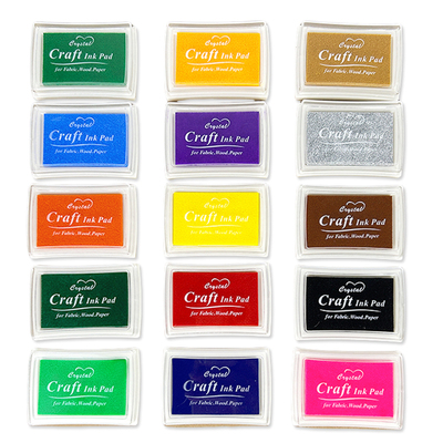 渐变彩色印台DIY印泥台橡皮章