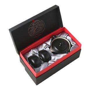 台湾陆宝陶瓷陶然盖碗茶具套装轻奢小套家用泡茶杯一壶两杯礼盒装