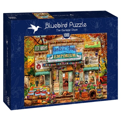 新款包邮 法国Bluebird蓝鸟进口成人益智拼图70332百货商店1000片