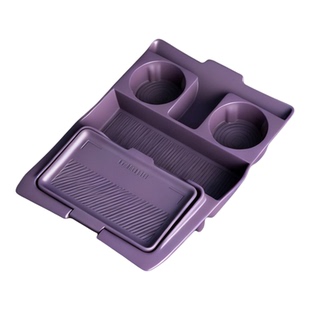 适用于马自达EZ60中控下硅胶储物盒双层收纳盒汽车内饰配件用品