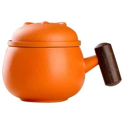 创意小熊茶水分离马克杯定制送礼