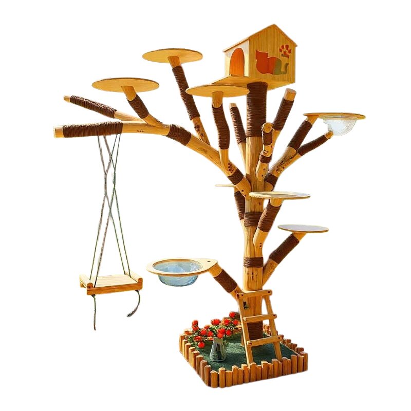猫爬架猫窝一体猫玩具猫抓板窝猫爬架特价清仓逗猫猫咪攀爬架耐磨