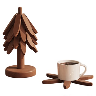 隔热垫一棵树餐桌一人食餐垫防水防油免洗防烫耐高温摆件杯垫桌垫