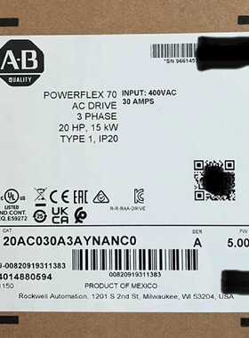议价20AC030A3AYNANC0 全新 议价