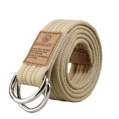 青年收紧潮流布金属户外裤带女士