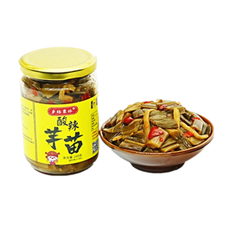 酸辣芋苗酸开盖即食开胃下饭菜