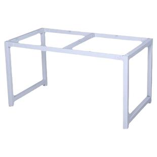 定制铁艺桌腿支架书桌办公会议电脑餐桌茶几底座支撑架子岩板桌脚