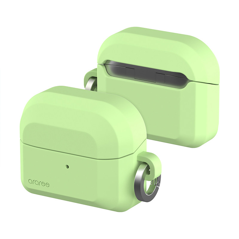 韩国araree液态硅胶耳机保护套适用三星Galaxy Buds3/Pro/FE糖果色分体防摔软壳炫彩带挂扣