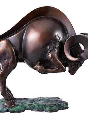 阿斯蒙迪大师弗兰斯青铜山羊雕塑